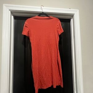 Fashion Nova Bold Coral Midi Dress